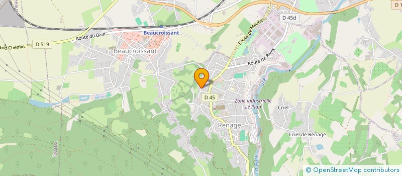 localisation de l'entreprise SCI MACERILIANE  RENAGE