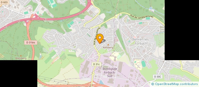 localisation de l'entreprise SCI MACFYS  TING