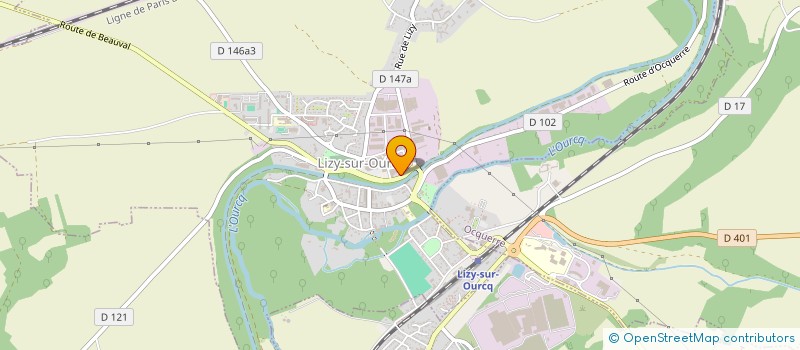 localisation de l'entreprise SCI MACG  LIZY-SUR-OURCQ