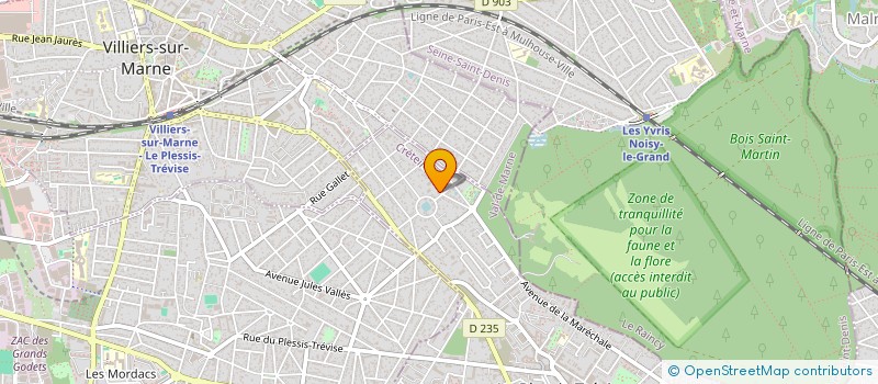 localisation de l'entreprise SCI MACH  LE PLESSIS-TREVISE