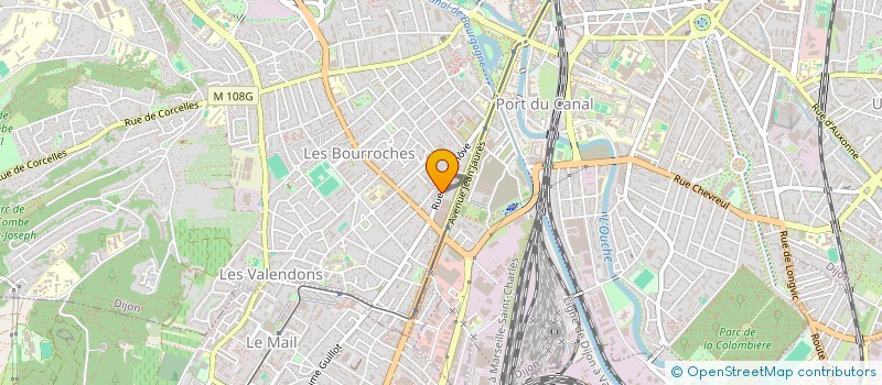 localisation de l'entreprise SCI MACH AND CO à DIJON