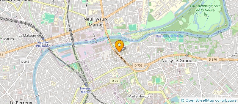 localisation de l'entreprise SCI MACH-FANG à NOISY-LE-GRAND