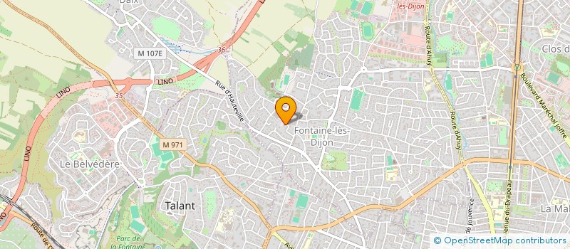 localisation de l'entreprise SCI MACH.O  FONTAINE-LES-DIJON