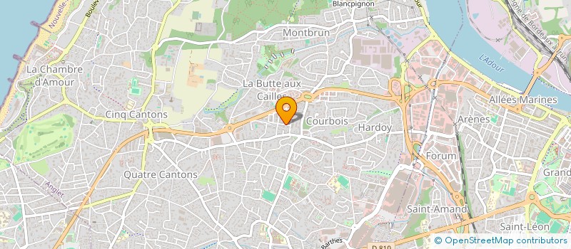 localisation de l'entreprise SCI MACHA  ANGLET