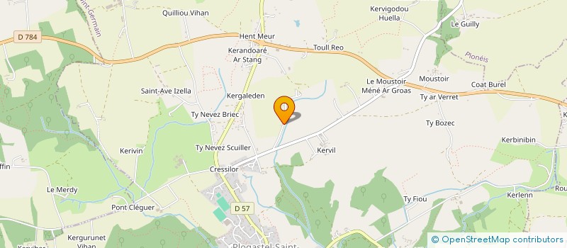 localisation de l'entreprise SCI MACHA  PLONEIS