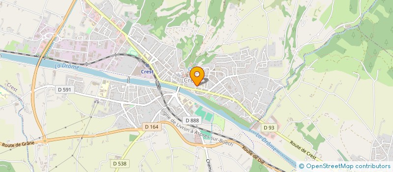 localisation de l'entreprise SCI MACHA  CREST