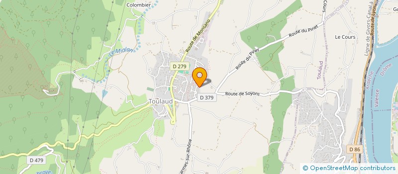 localisation de l'entreprise SCI MACHA à SAINT-PERAY
