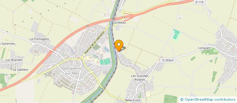 localisation de l'entreprise SCI MACHA  SAINTE-SOULLE