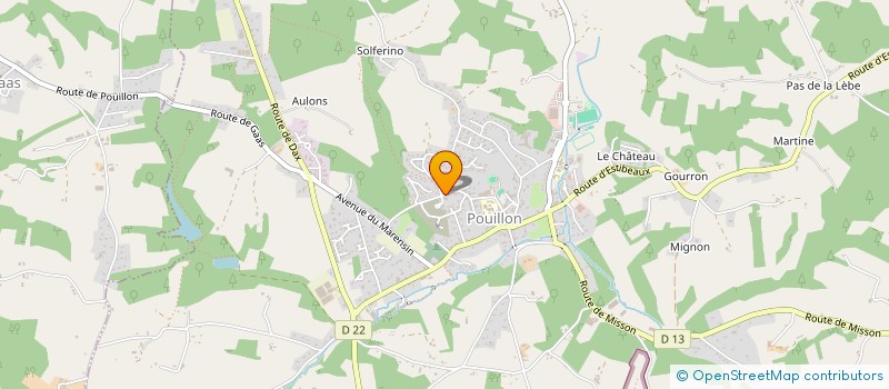 localisation de l'entreprise SCI MACHA à POUILLON