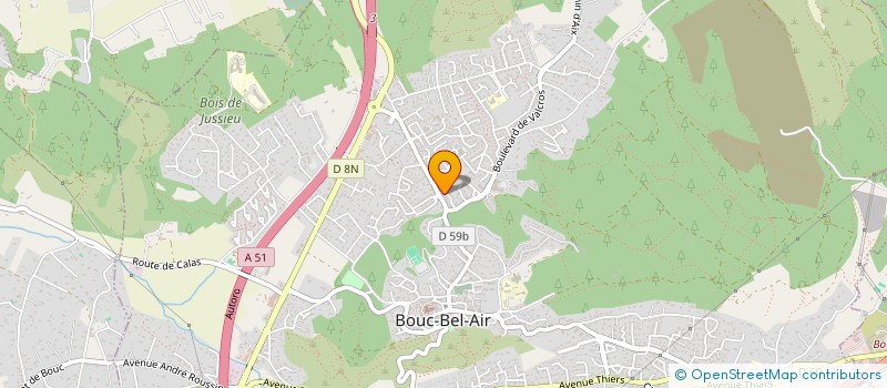 localisation de l'entreprise SCI MACHA à BOUC-BEL-AIR
