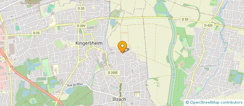 localisation de l'entreprise SCI MACHA  ILLZACH