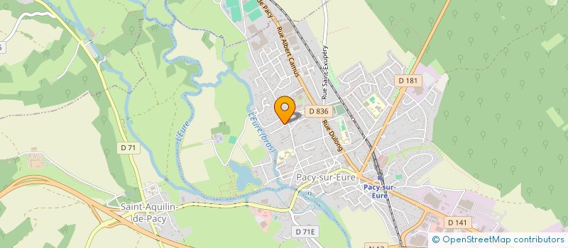 localisation de l'entreprise SCI MACHA  PACY-SUR-EURE