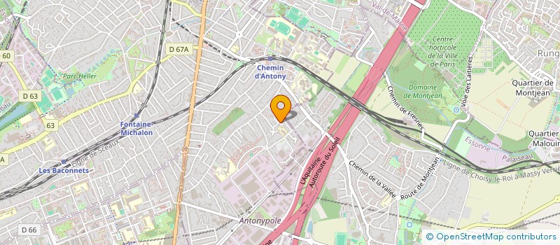 localisation de l'entreprise SCI MACHAAL à ANTONY