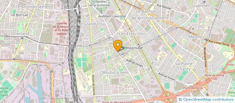 localisation de l'entreprise SCI MACHABERT  VENISSIEUX