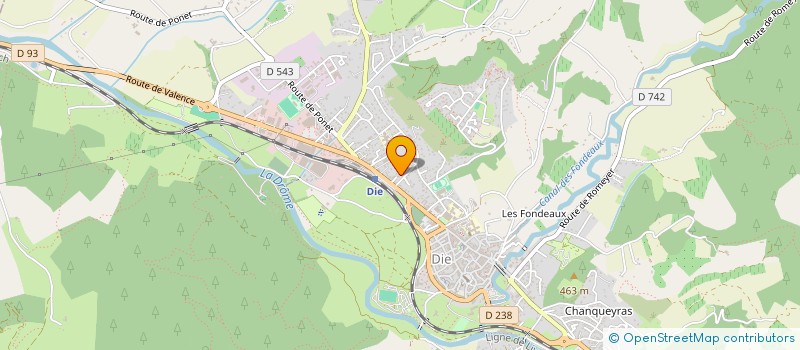 localisation de l'entreprise SCI MACHADO à DIE