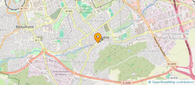 localisation de l'entreprise SCI MACHADO  AUBIERE