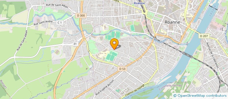 localisation de l'entreprise SCI MACHADO  ROANNE