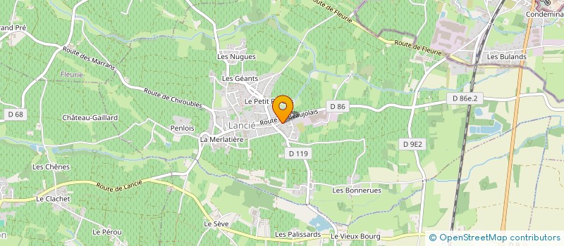 localisation de l'entreprise SCI MACHADO IMMOBILIER  LANCIE