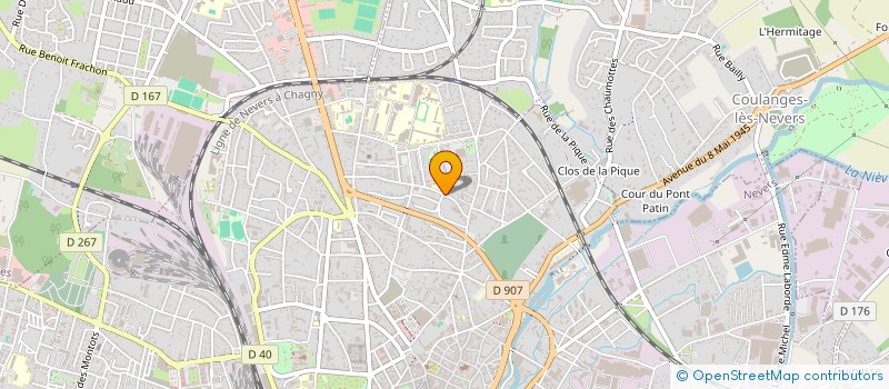localisation de l'entreprise SCI MACHADO NAKOU IMMOBILIER à NEVERS