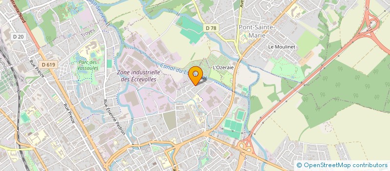 localisation de l'entreprise SCI MACHADOU à TROYES