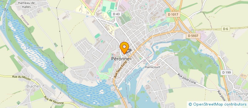 localisation de l'entreprise SCI MACHAGREG à PERONNE