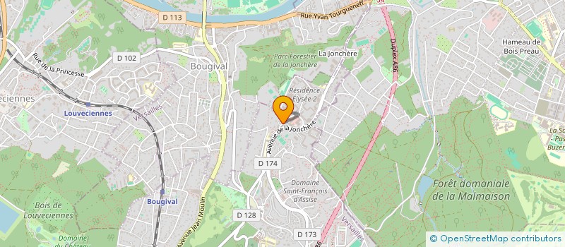 localisation de l'entreprise SCI MACHALA  LA CELLE-SAINT-CLOUD