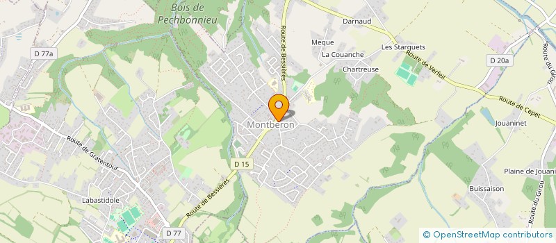localisation de l'entreprise SCI MACHALINE  MONTBERON