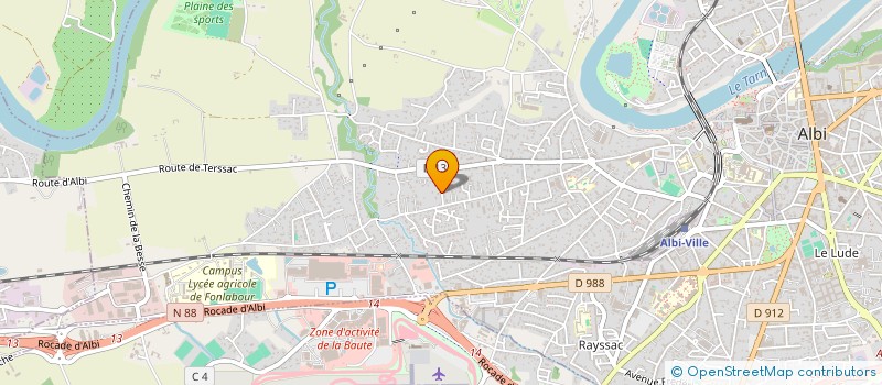 localisation de l'entreprise SCI MACHAMITHE à ALBI