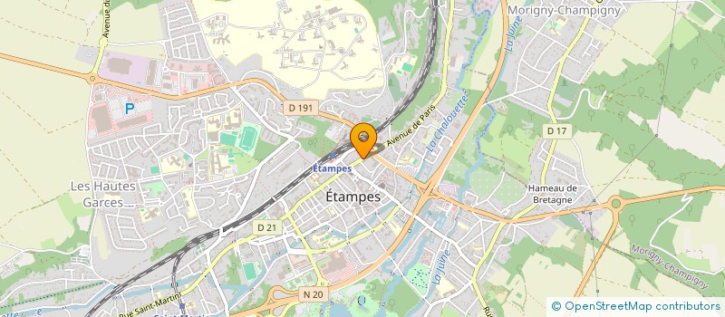 localisation de l'entreprise SCI MACHAPA à ETAMPES