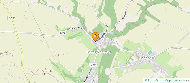 localisation de l'entreprise SCI MACHAR  FIEFFES-MONTRELET