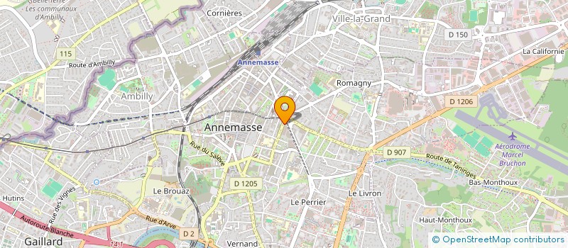localisation de l'entreprise SCI MACHENAUD à ANNEMASSE