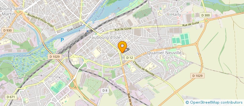 localisation de l'entreprise SCI MACHUT NEUVILLE à SAINT-QUENTIN