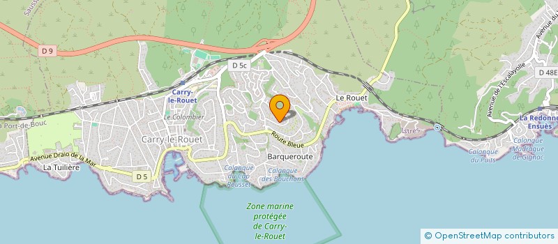 localisation de l'entreprise SCI MACIA  CARRY-LE-ROUET