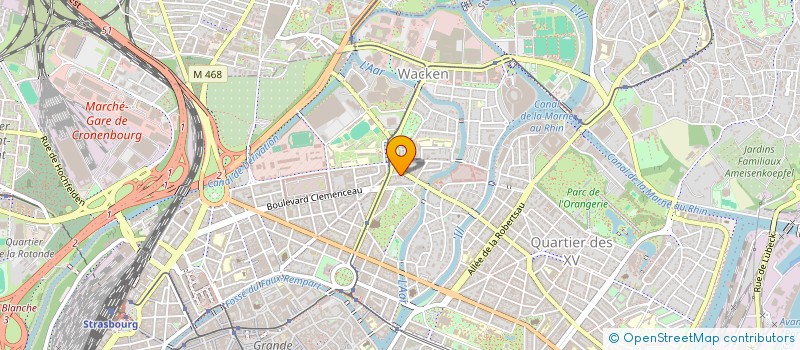 localisation de l'entreprise SCI MACIMA  STRASBOURG