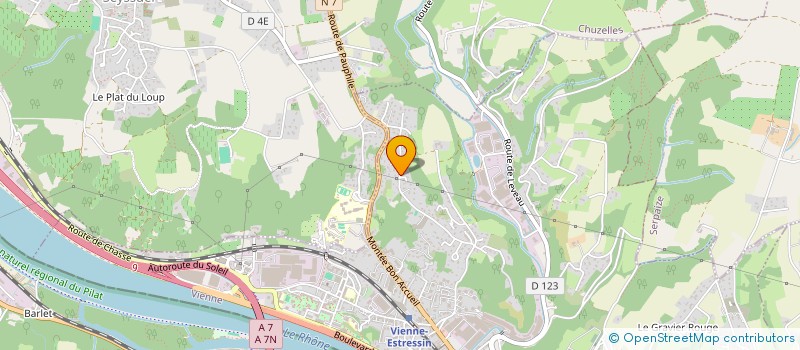 localisation de l'entreprise SCI MACISSE  VIENNE