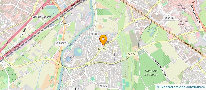 localisation de l'entreprise SCI MACJ à LATTES