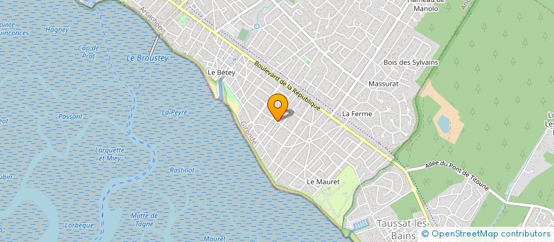 localisation de l'entreprise SCI MACK  ANDERNOS-LES-BAINS