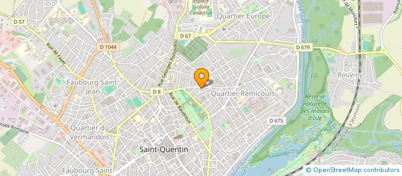 localisation de l'entreprise SCI MACKE à SAINT-QUENTIN