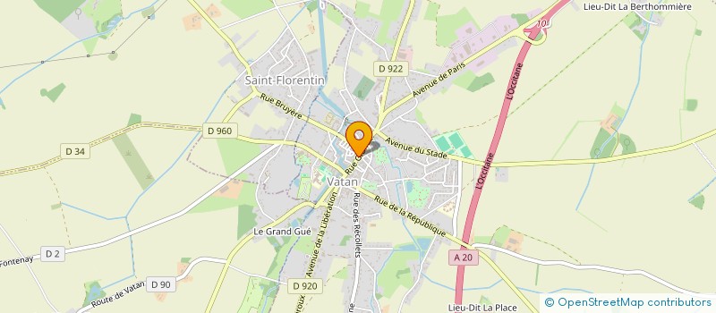 localisation de l'entreprise SCI MACKEL.F.A à VATAN