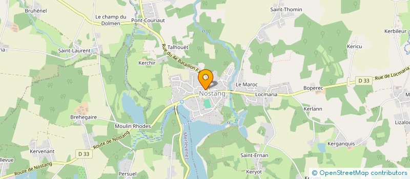 localisation de l'entreprise SCI MACKO BZH INVEST  NOSTANG