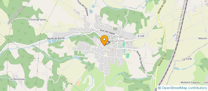 localisation de l'entreprise SCI MACL  SAINT-GEORGES-D'ESPERANCHE