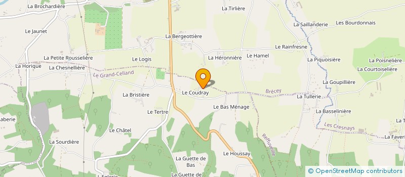 localisation de l'entreprise SCI MACL  LE GRAND-CELLAND