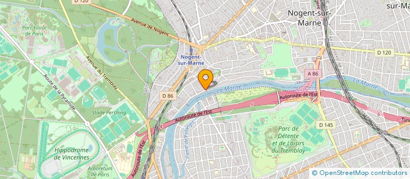 localisation de l'entreprise SCI MACLA  NOGENT-SUR-MARNE