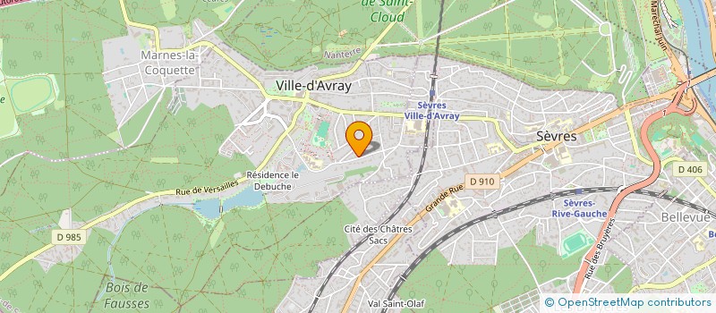 localisation de l'entreprise SCI MACLAD  VILLE-D'AVRAY