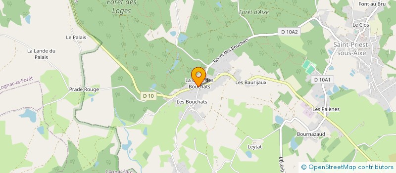 localisation de l'entreprise SCI MACLAIR à SAINT-PRIEST-SOUS-AIXE