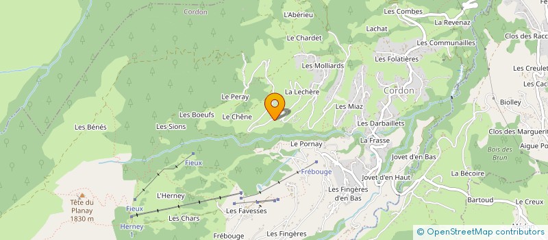 localisation de l'entreprise SCI MACLALDA  CORDON