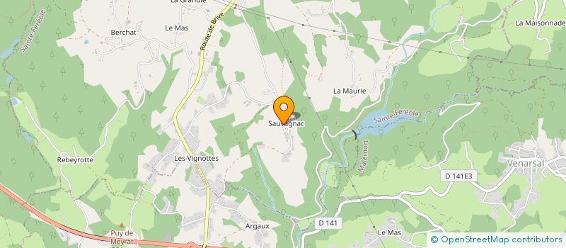 localisation de l'entreprise SCI MACLAM  SAINTE-FEREOLE