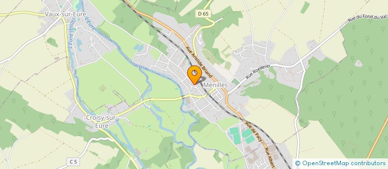 localisation de l'entreprise SCI MACLARELISE  MENILLES