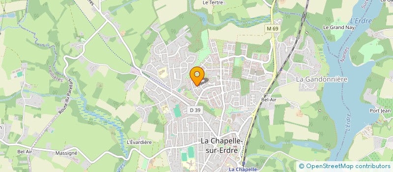 localisation de l'entreprise SCI MACLEG  LA CHAPELLE-SUR-ERDRE