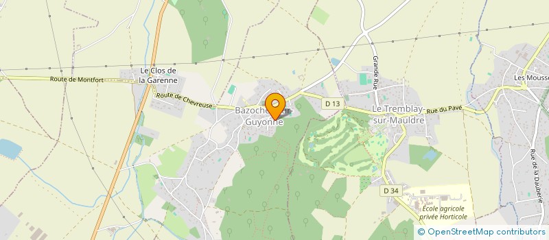 localisation de l'entreprise SCI MACLEM  LES MESNULS